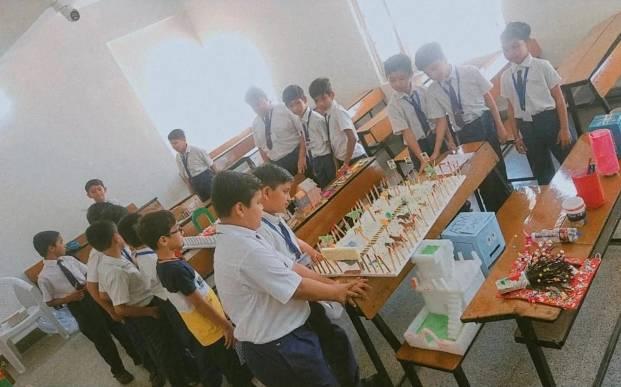 Students learning